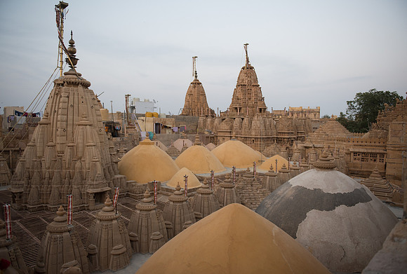 Jaiselmer Fort, Jain Temple rooftops