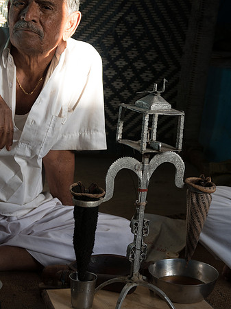 Rohet village, opium tea