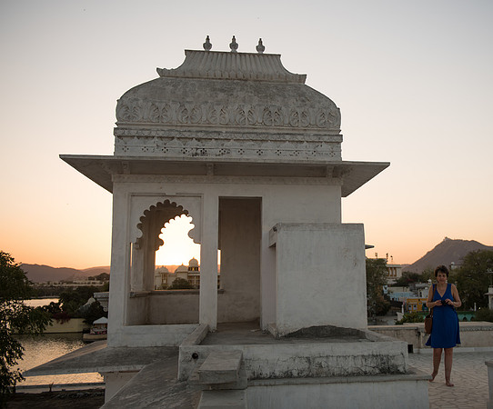 Hotel rooftop, Udaipur