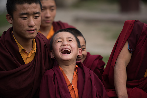 Tibetan monk novice, Pelling, Sikkim