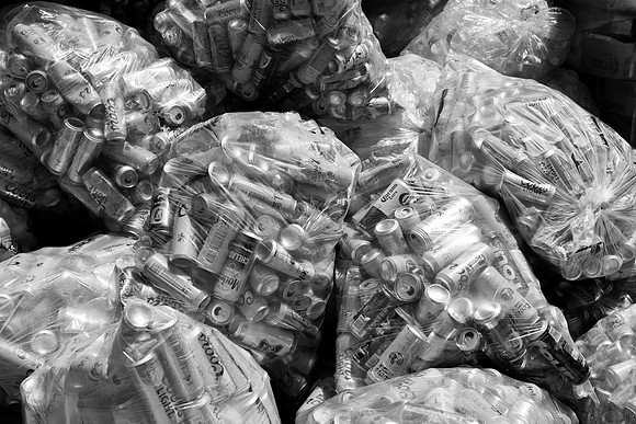 Surewecan.com community recycling center, McKibbin St, Brooklyn, New York City