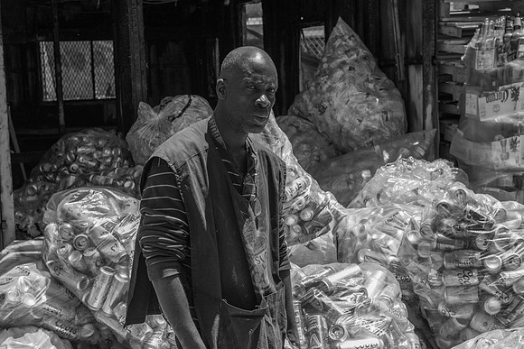 Surewecan.com community recycling center, McKibbin St, Brooklyn, New York City
