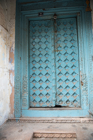 Door, Old city side-alley, Delhi