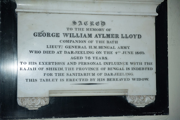 Founder of Darjeeling's grave