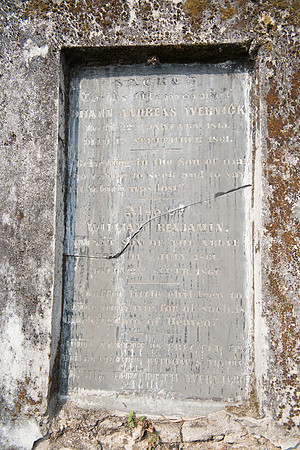 Wernicke gravestone, Darjeeling Anglican cemetery