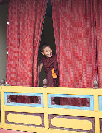 Tibetan monk novice, Pelling, Sikkim