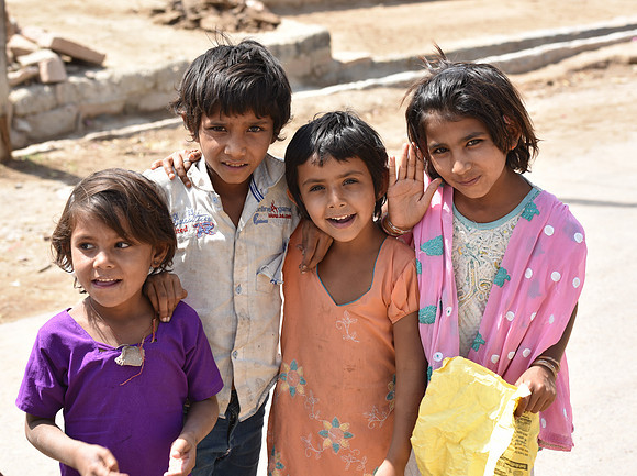 Schoolchildren, Rohet Garh, Rajasthan