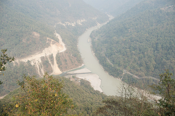 En route Darjeeling to Pelling - worst road in the world!