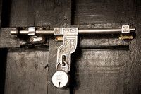 Door lock, Jain Temple, Ranakpur, West Bengal
