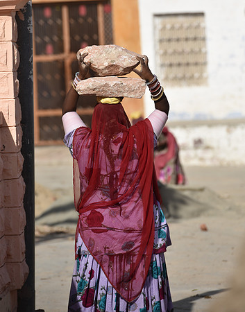 Female labourer, Rohet Garh, Rajasthan