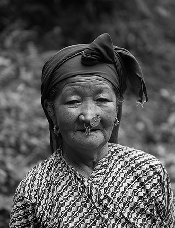 Village woman, near Yuksom