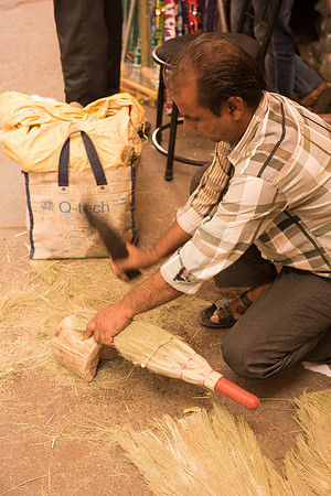 Brush making, Jodhpur market