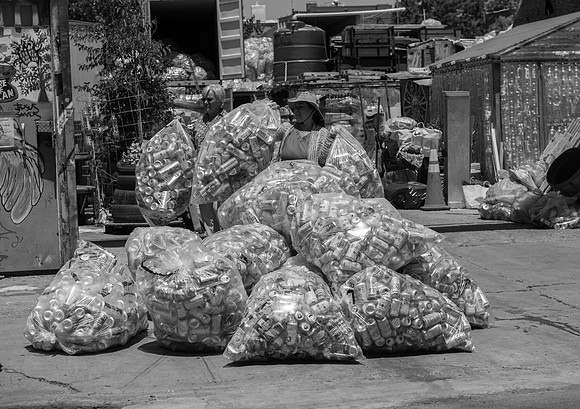 Surewecan.com community recycling center, McKibbin St, Brooklyn, New York City