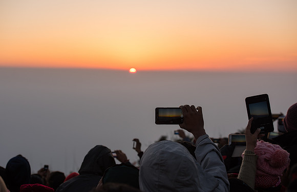 Dawn madness, Tiger Hill, Darjeeling