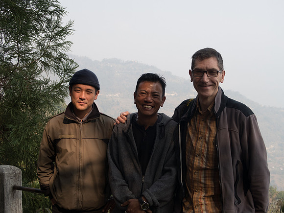 Kaluk hotel - Gary, guide Alister and hotel manager Sunny