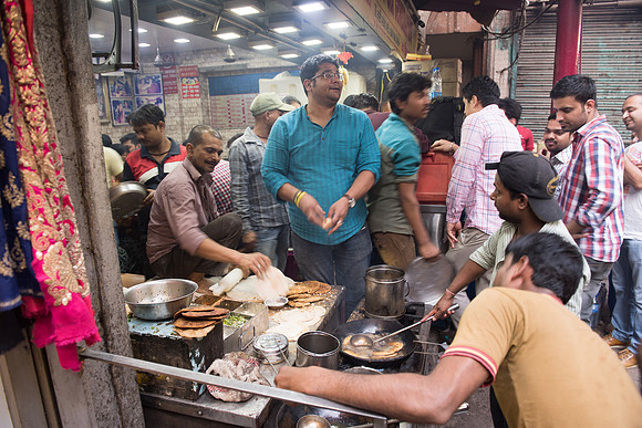 Street food,  Old city Delhi
