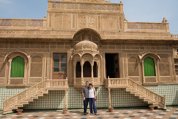 Jaiselmer Maharajah's palace