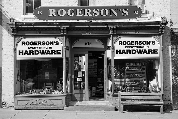 Hardware store, Hudson, New York State