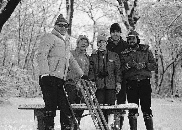 Colet family sledging