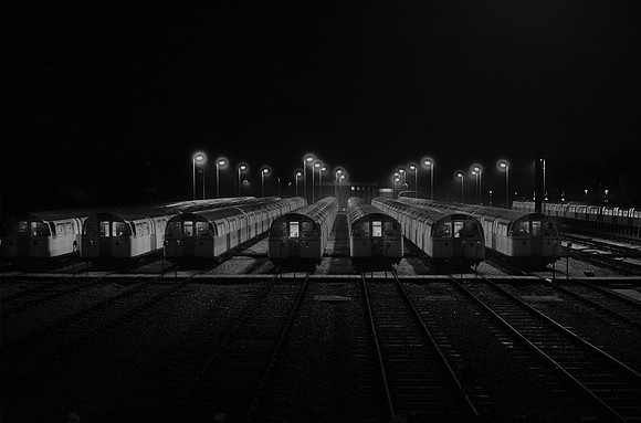 Stanmore train depot night 2