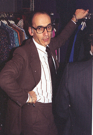 Dad in showroom