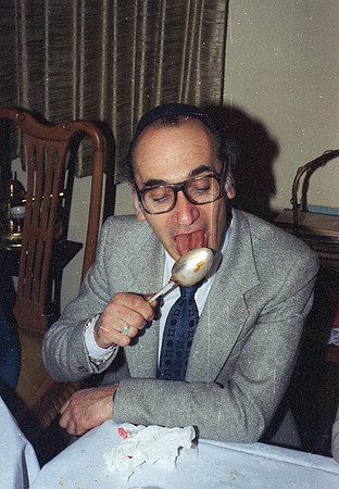 Dad licking spoon 1971