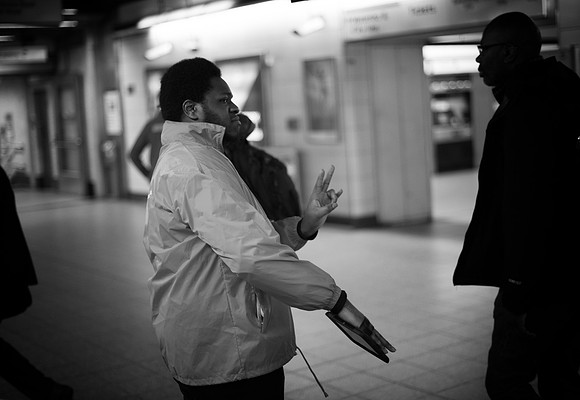 London Waterloo chugger