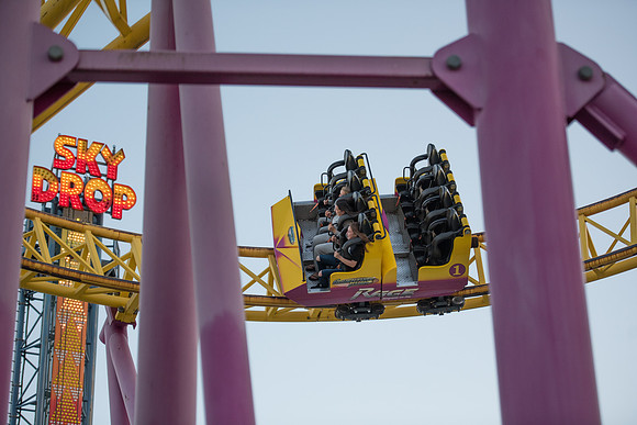 Southend rollercoaster and Sky Drop