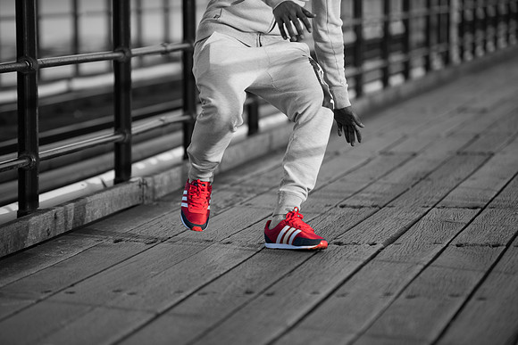 Southend pier red shoes