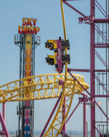 Southend rollercoaster vertical