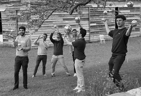 Rehearsal groomsmen balls