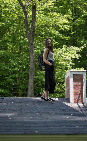 Storm King Libby on roof 2