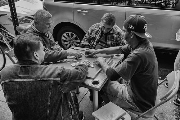 Street dominoes Brooklyn