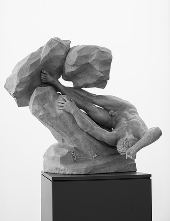 Titan Falling sculpture Thomas Banks RA