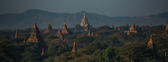 Bagan temples panorama 2