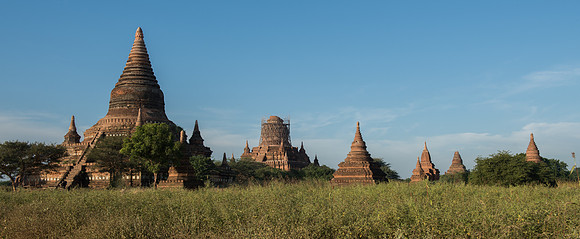 Bagan temples panorama 3