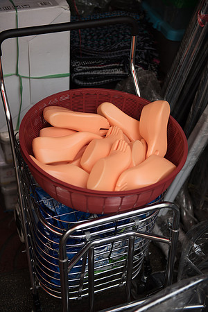 Bangkok feet in basket