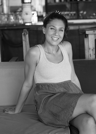Bangkok Libby portrait bw