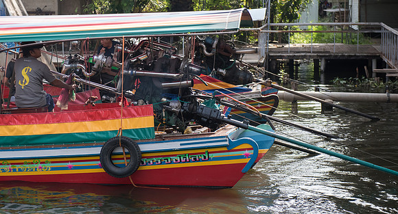 Bangkok longtail engines
