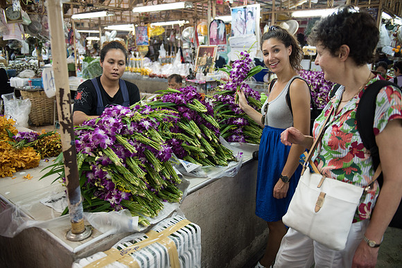 Bangkok market flowers Jenni Libby