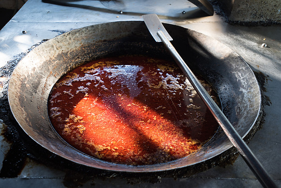 Mandalay monastery kitchen pan