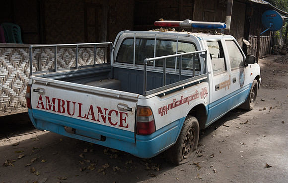 Mount Popa ambulance wreck