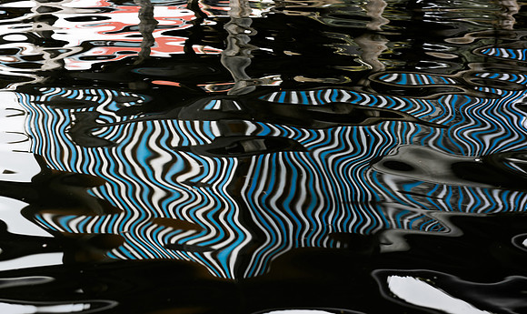 Inle Lake reflection blue