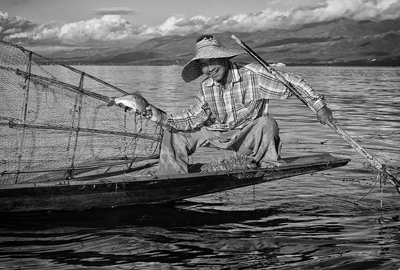 Inle Lake Fisherman basket 5