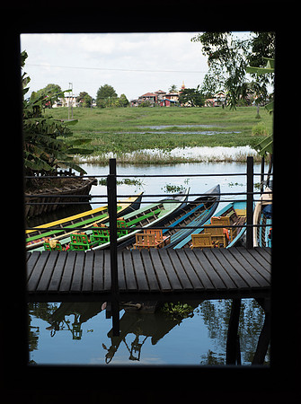 Inle lake Heritage boats 2