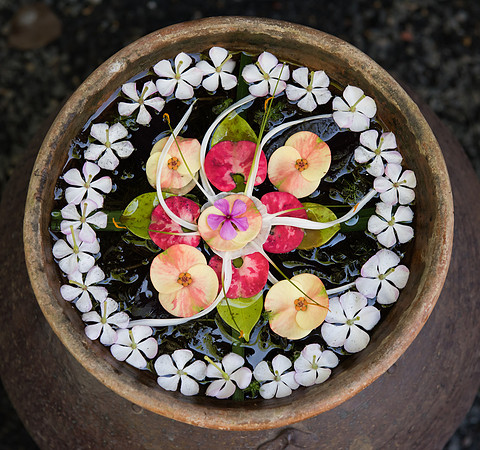 Inle Lake View flower bowl 6