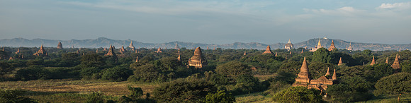 Bagan temples panorama