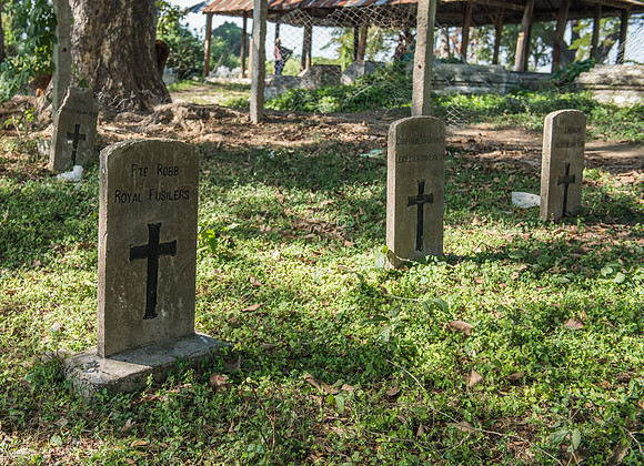 Chauk cemetery Fusiliers grave