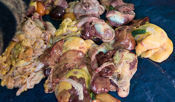 Heho market meat 1