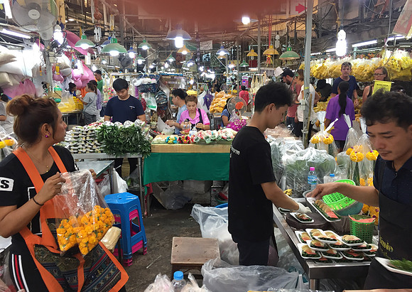 Bangkok flower market